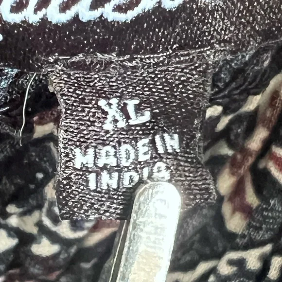 Madewell Navy Paisley V-Neck Long Sleeve Maxi Dress - Picture 5 of 9